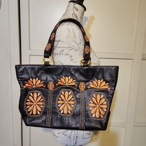 Nordstrom Genuine Leather Tote Handbag